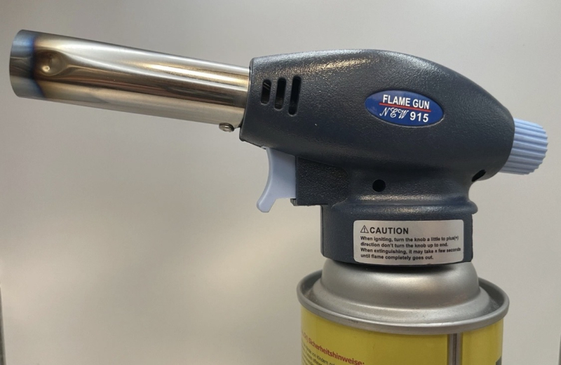 Gasbrenner Feuerzeug Bunsenbrenner Flambieren Feuerzeug Aufsatz Gaskartusche Flame Gun 915 – image 4