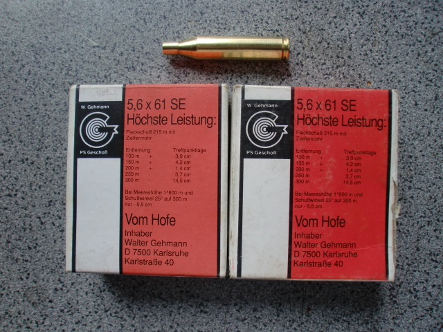20 Hülsen 5,6x61 SE vom Hofe – Bild 2