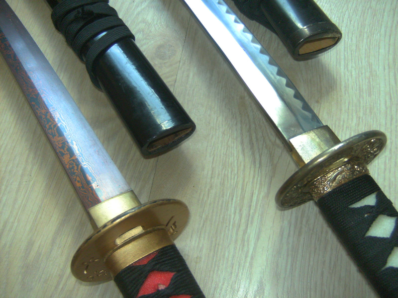 2x Samurei Schwerter, Deko – Bild 2