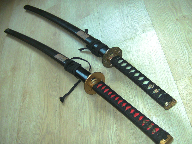 2x Samurei Schwerter, Deko – Bild 3