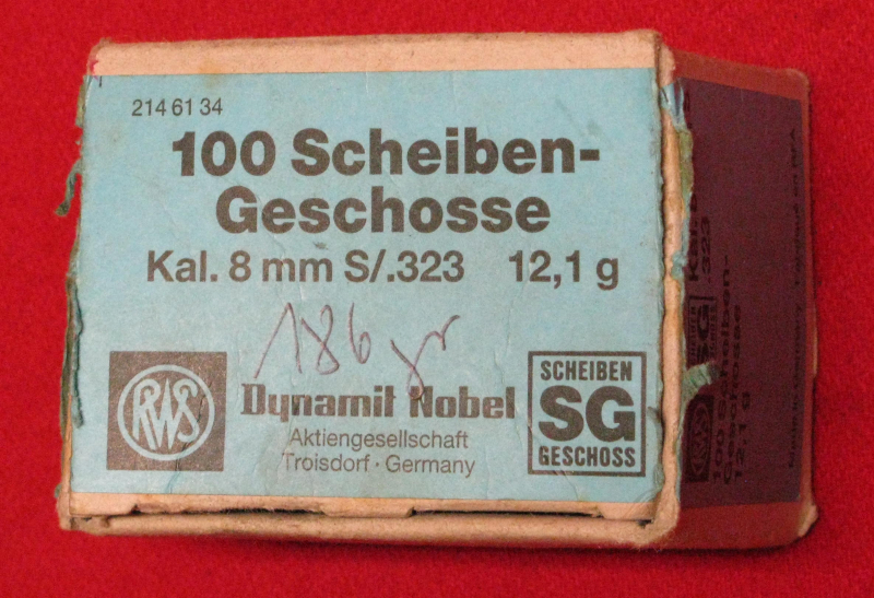 40 RWS Langwaffengeschosse 8,18mm / 186gr Target Bullets – Bild 2