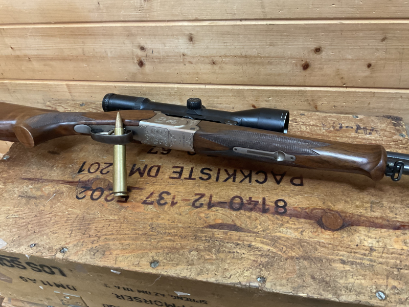 BBF Krieghoff Ultra 8x57JRS 20/76 Zeiss 2,5-10x58 LP Schwenkmontage – immagine 6