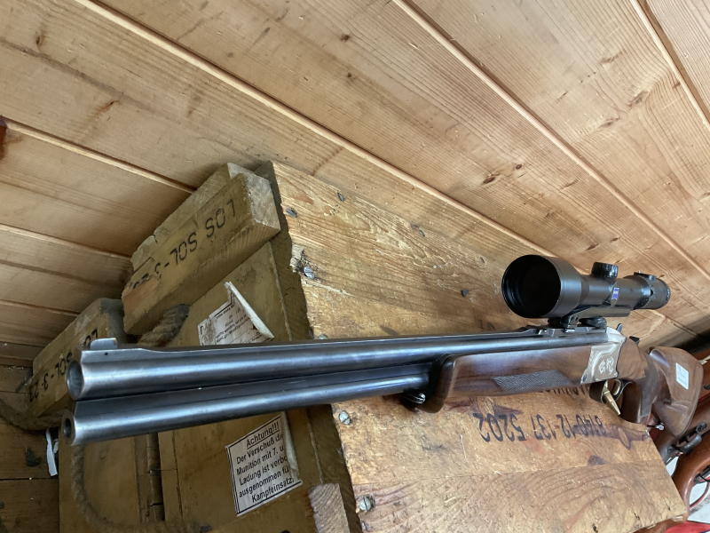 BBF Krieghoff Ultra 8x57JRS 20/76 Zeiss 2,5-10x58 LP Schwenkmontage – immagine 3