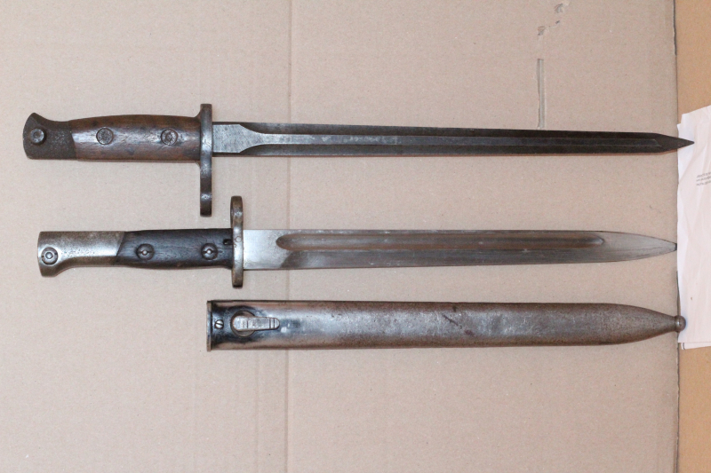 BELGIEN EXPORT M24 KURZ UND M1916 OHNE SCHEIDE – Bild 2
