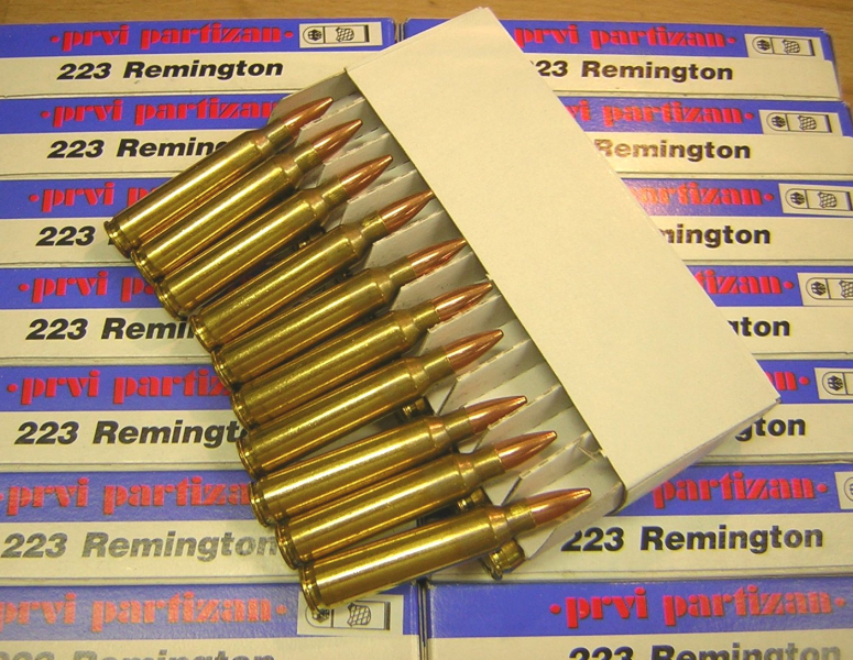 PPU .223 Rem. FMJ-BT 55grs. 20St / VPE – obrázek 3