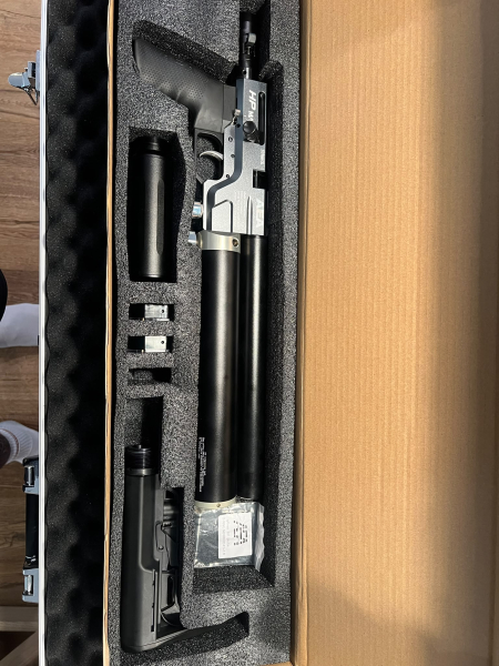 Top neuwertige Bundle Airgun Luftdruckgewehr AEA HPMAX F-Serie 9mm – Bild 3