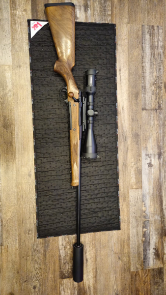 Hänel Jäger 10 9.3x62 Timber LX + Jaki 3i Schalldämpfer + Steiner Ranger 4 6-24x56 + Dentler Montage – Bild 2