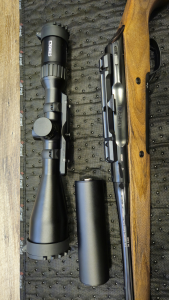 Hänel Jäger 10 9.3x62 Timber LX + Jaki 3i Schalldämpfer + Steiner Ranger 4 6-24x56 + Dentler Montage – Bild 4