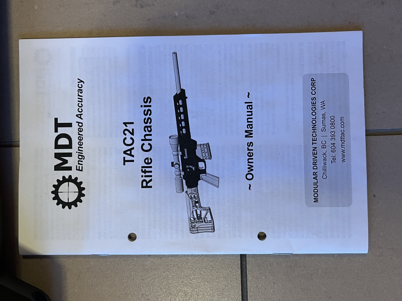 MDT TAC21 Chassis, Remington 700 – Bild 5