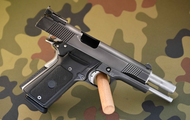 Pistole Sportwaffe Matchpistole Peters Stahl HC Kal. .45 ACP wie M 1911, auf Basis Para Ordnance, 1a – Bild 3