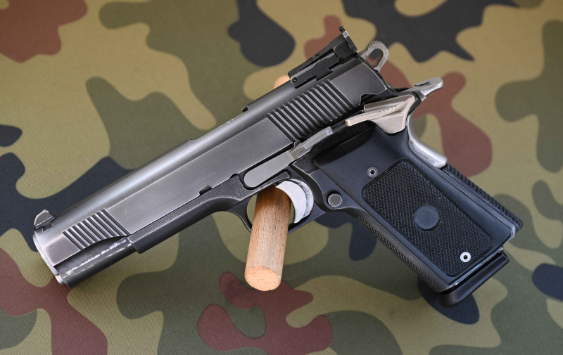 Pistole Sportwaffe Matchpistole Peters Stahl HC Kal. .45 ACP wie M 1911, auf Basis Para Ordnance, 1a – Bild 4