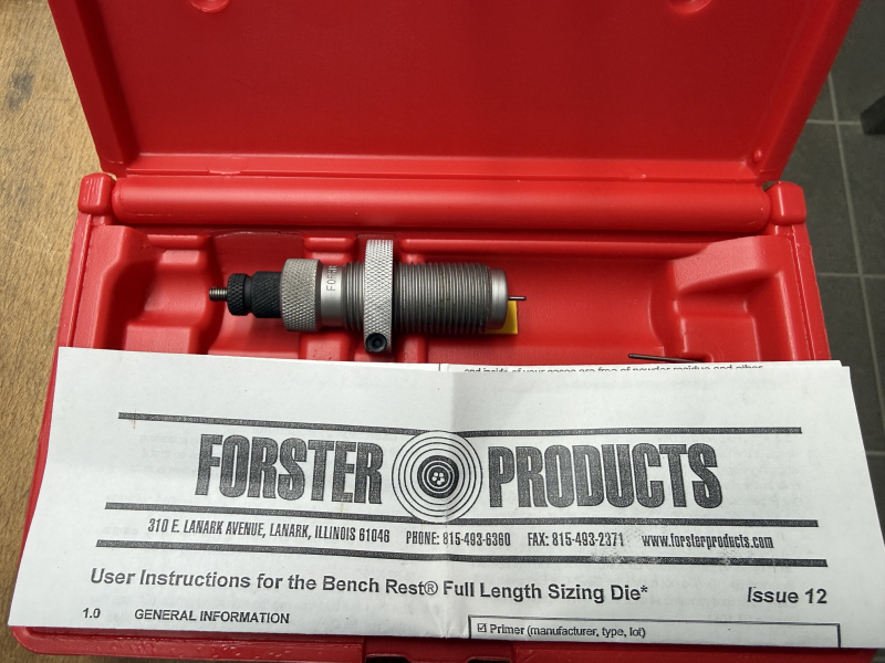 Forster .223 Remington Matritzensatz – stampa 3