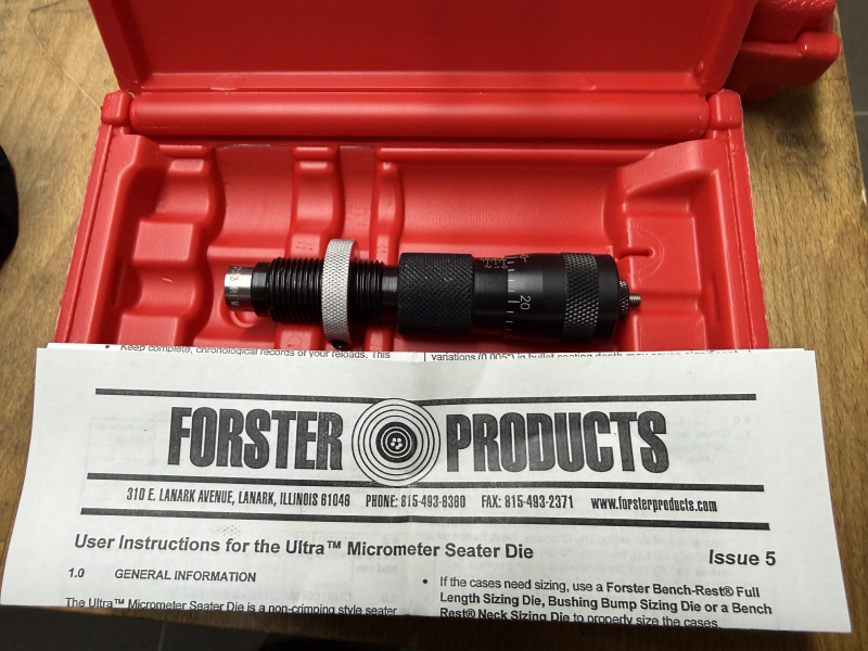 Forster .223 Remington Matritzensatz – stampa 2