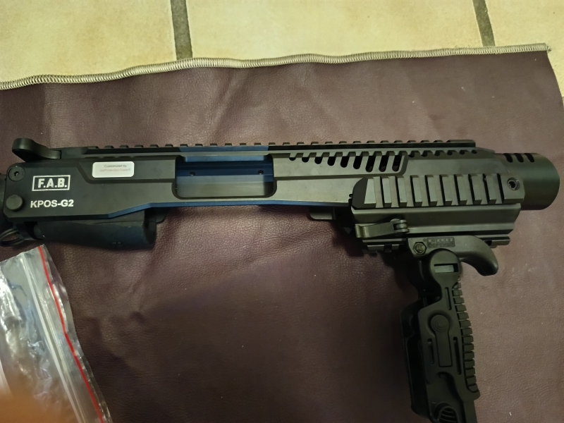 Anschlagschaft FAB Defense KPOS für Walther PDP Fullsize 5" – immagine 4