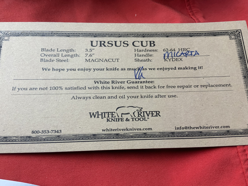White River Ursus Cub Magna Cut – billede 6
