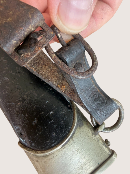 Originaler SS Dienstdolch „Böker“ mit Hänger Dachbodenfund SS NUMMER – 6. kép