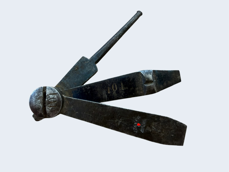 Holster mit Werkzeug für Werder Pistole M/1869 - Kriegsmarine Abnahme Stempel – Bild 2