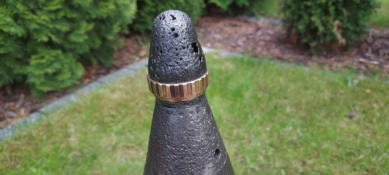 DEKO Russische 122 mm Splittergranate mit Zünder - ORIGINAL WW 2 – Bild 4