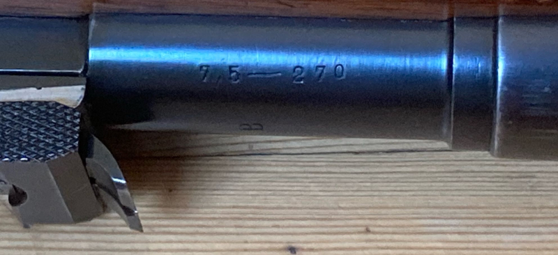 Versuchsgewehr 1908 Waffenfabrik Bern Schmidt-Rubin 7,5x55 – Bild 2