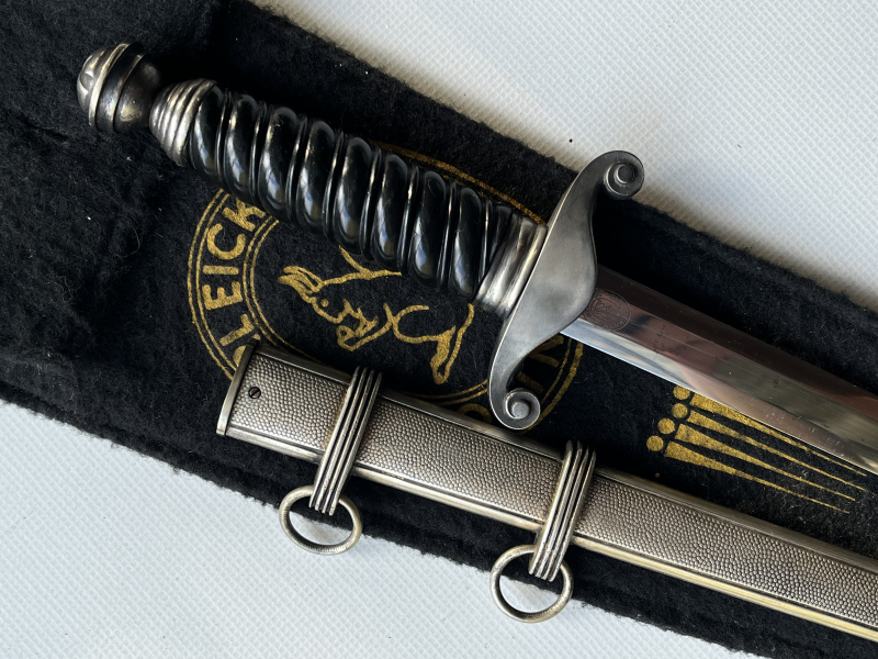 Reichsbahn Dolch für Führer der Wasserschutzpolizei Carl Eickhorn – Bild 4