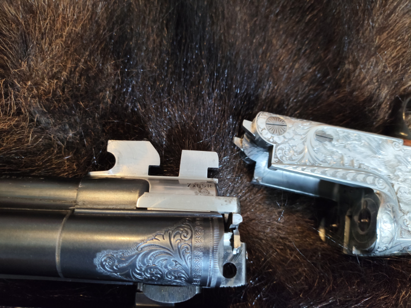 Krieghoff Neptun Seitenschloss Drilling7x65R 22WMR 16/70 – Bild 5