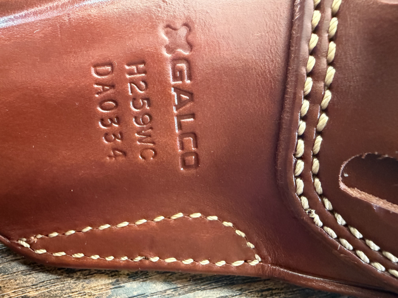 Galco Lederholster H259NC für Smith & Wesson 686 / 586 4” – neuwertig – Bild 2