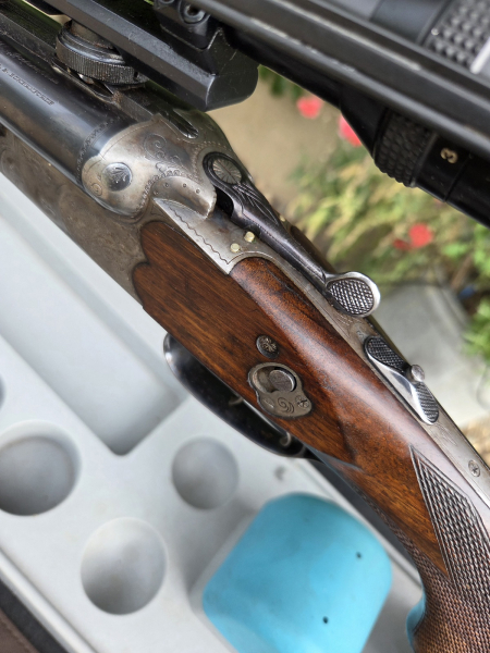 Drilling Sauer&Sohn 16/70 8*57IRS 22 Hornet – Bild 5