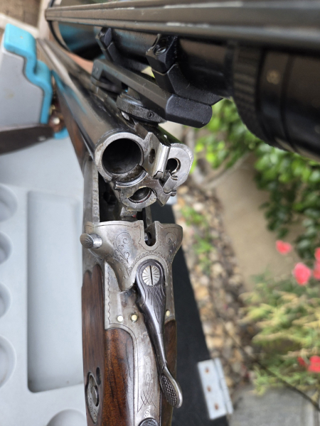 Drilling Sauer&Sohn 16/70 8*57IRS 22 Hornet – Bild 3