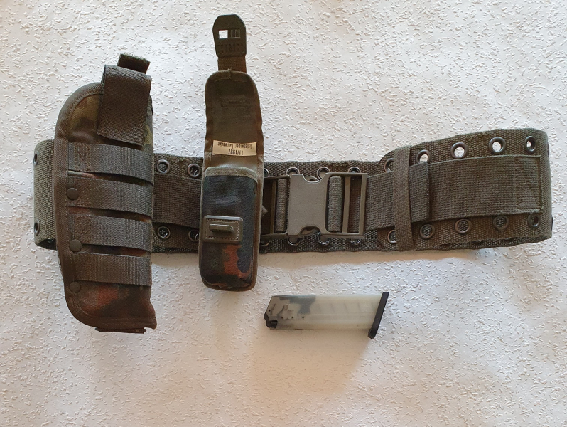 HK-P8 Tragesystem BW, Holster, Magazintasche incl. Magazin – Bild 2