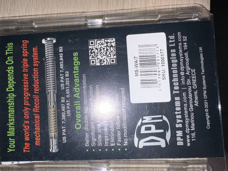Walther Q5 Match Low Recoil Feder – Bild 2
