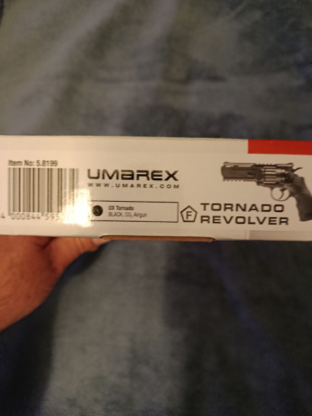UX CO2 Revolver Tornado mit vier Magazinen – kuva 2