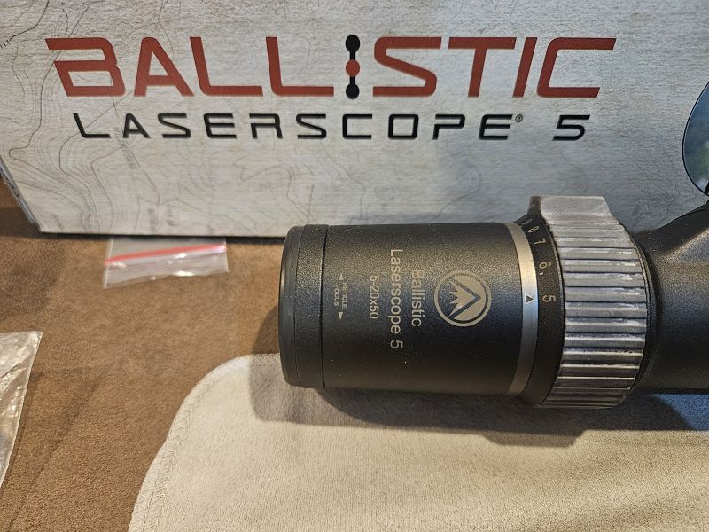 Burris Ballistic Laserscope 5 6–20x50 – neuwertig – Laserentfernungsmesser – OVP – Bild 4