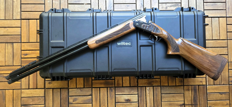 Webley&Scott keine K80, Bockdoppelflinte 12/76 im Koffer,AS Sporting Schaft, Balancer, Wechselchokes – imagen 4