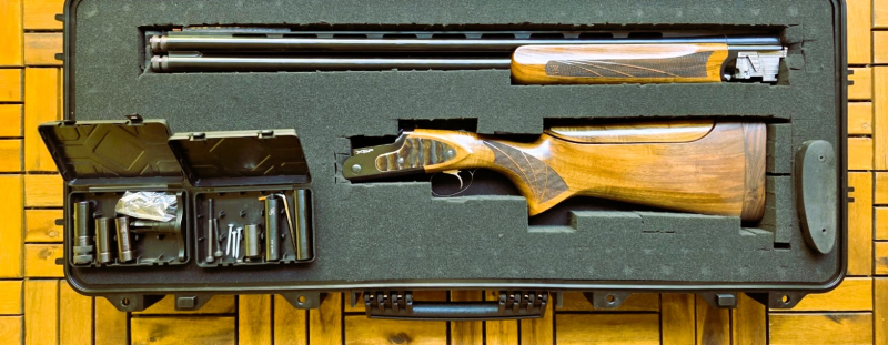 Webley&Scott keine K80, Bockdoppelflinte 12/76 im Koffer,AS Sporting Schaft, Balancer, Wechselchokes – imagen 5