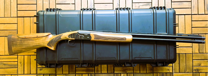 Webley&Scott keine K80, Bockdoppelflinte 12/76 im Koffer,AS Sporting Schaft, Balancer, Wechselchokes – imagen 1