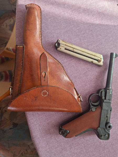 Schweizer P08 Waffenfabrik Bern 7,65mm – Bild 5