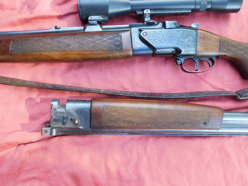 Bockbüchsflinte 7x57R und 12/70 und mit Wechsellauf 12/70, mit ZF – Bild 6