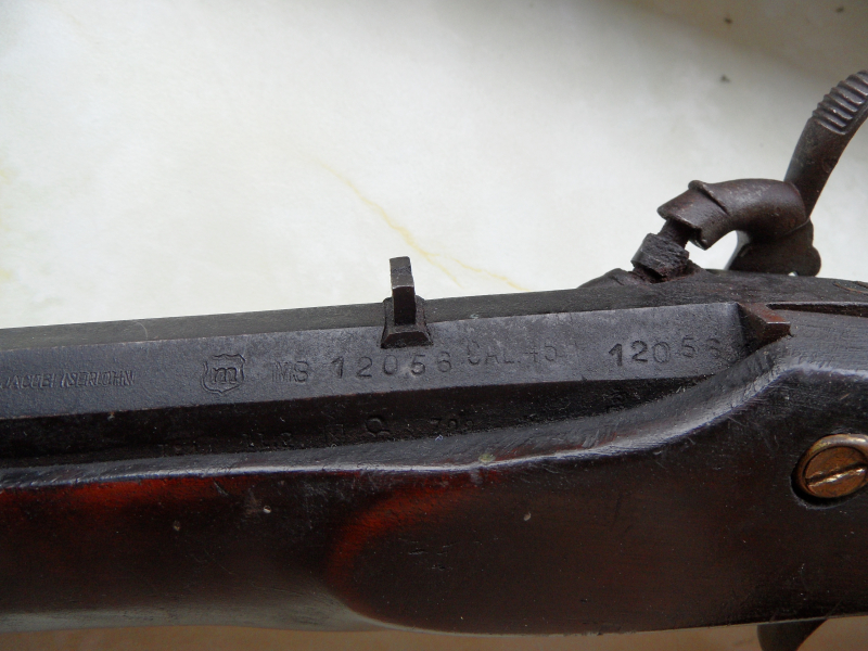 jacobi iserlohn Dicke vorderlader Pistole Cal.45 – billede 6