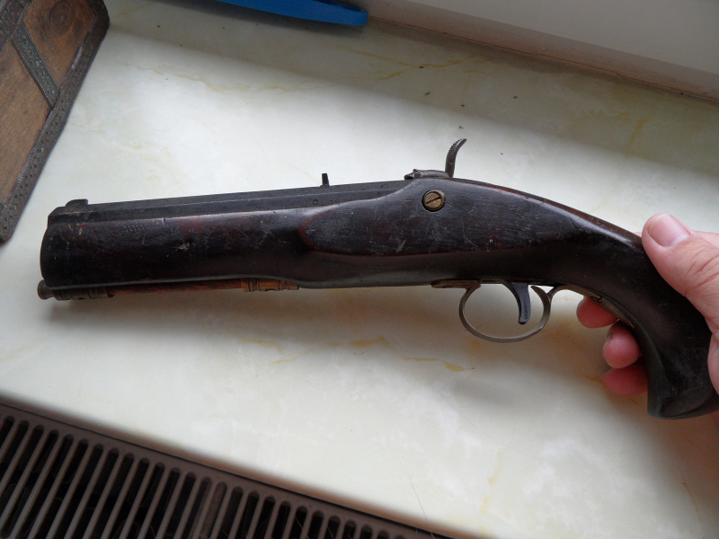 jacobi iserlohn Dicke vorderlader Pistole Cal.45 – billede 3