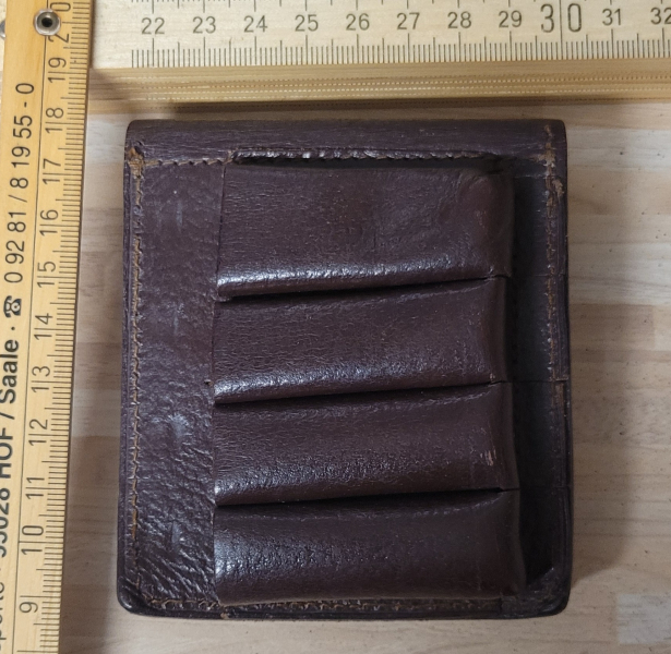 Vintage Patronentasche aus Leder – Bild 2