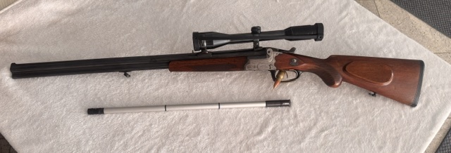 BBF 8x57 JRS cal. 16 Bockbüchsflinte Svarovski – Bild 2