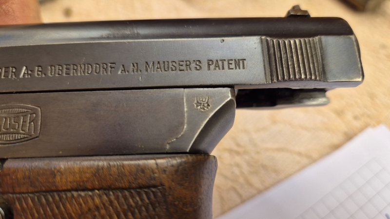 Pistole Mauser Oberndorf Mod. 1914 – obrázek 6