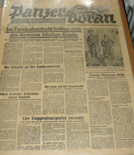 Panzer Voran ! Wehrmachtzeitung vom 16.10.1942 Folge 318 – Bild 2