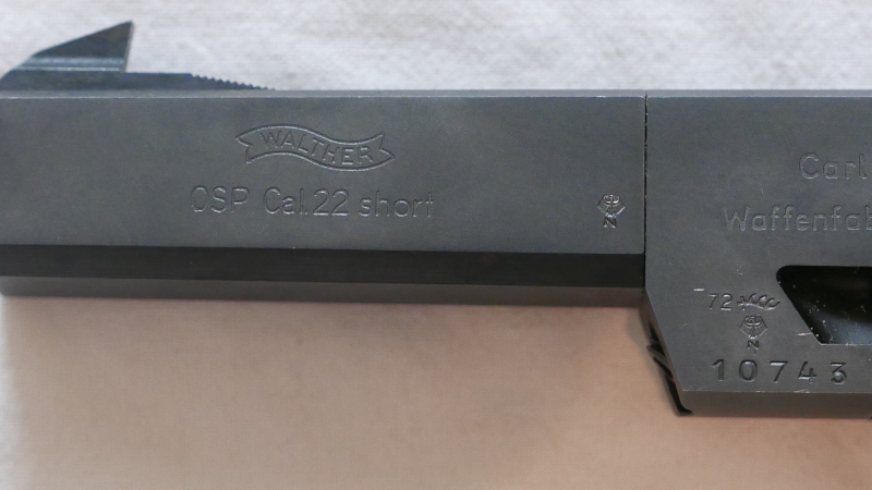 Schnellfeuerpistole Walther OSP, .22 short – Bild 4