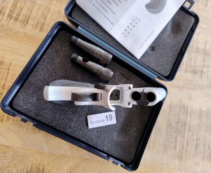 Röhm Twinny Derringer Silver 9mm R.K. - Schreckschuss-, Gas-, Signalpistole – Bild 5