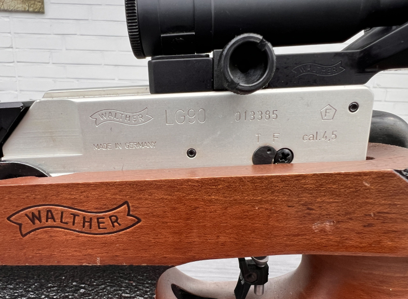Walther LG90 TOP Zustand! Rechts + Links Schaft – Bild 5