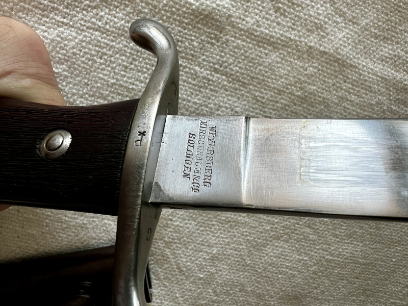 Machete Faschinenmesser Haumesser Solingen 1909 – Bild 4