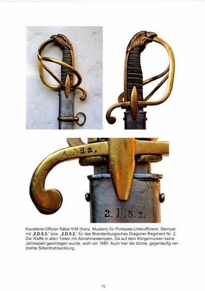 Preußische Truppenstempel auf Blank- und Schußwaffen von ca. 1810-1875. Band II. – Bild 5