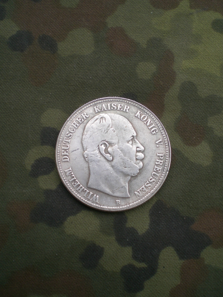 5 Reichsmark Silber Preußen 1876 – imagem 1