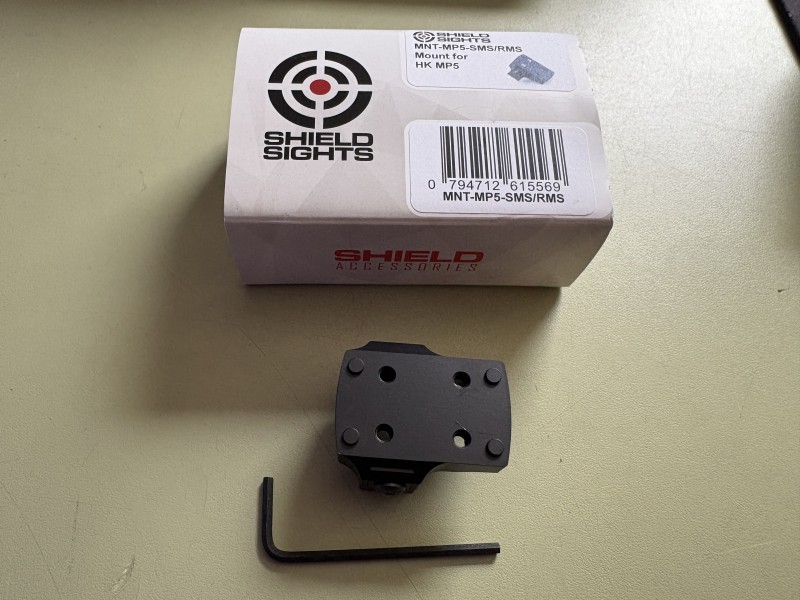 Shield Sights Montage für HK MP5 SP5, inkl. Spacer Kit – Bild 2